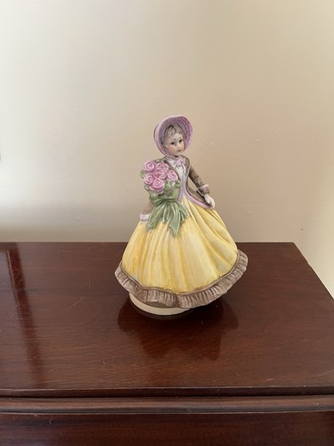 Vintage porcelain musical - porcelain,