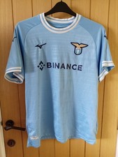 Lazio Mizuno home football shirt Mens 2XL, 44" Serie A, Italy, Japanese remake