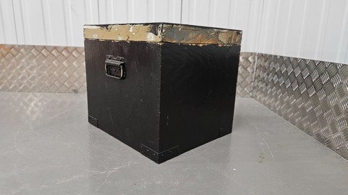 Large antique crate chest - crate,