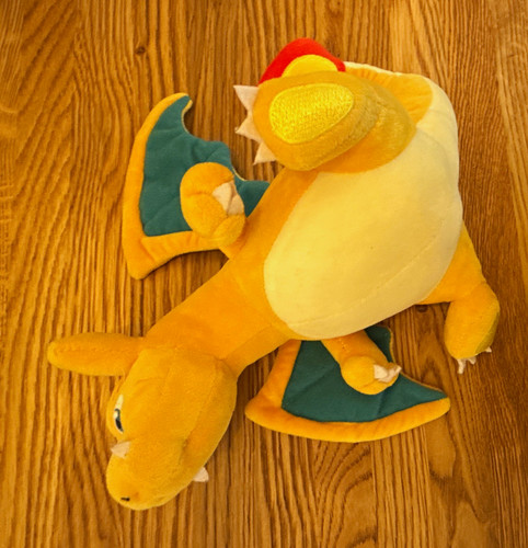 Pokemon charizard orange plush - orange,