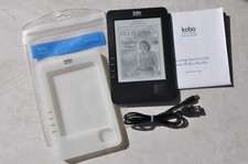 Kobo N647B 6" eReader E-Reader E-Book Reader - Working