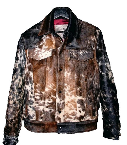 Men cowhide hair - men's, leather