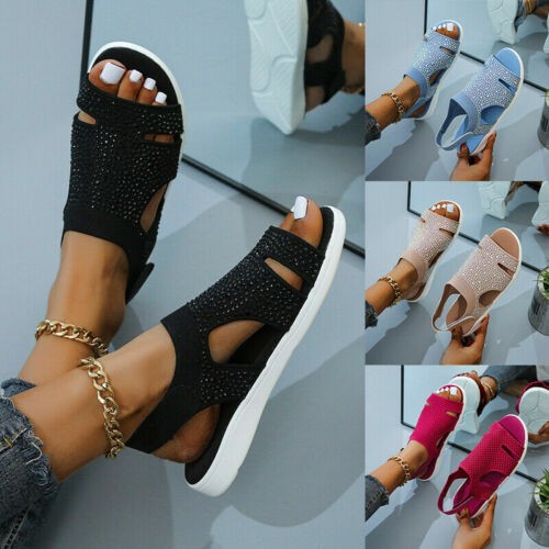 Womens toe ankle strap - ankle, wide