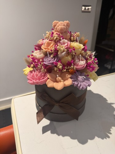 Fragrances soy candle flower - soy,