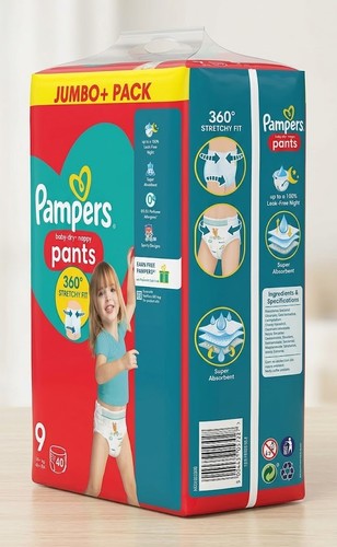 Pampers pants pull size - pampers, pull-on