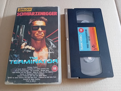 The terminator pre - cert, vhs