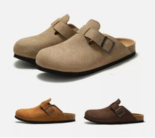 Women's Sandals Casual Clogs Mules Comfort Flat Anti-slip Summer Ladies Shoes UK