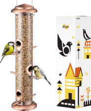 Metal Bird Feeders Brushed