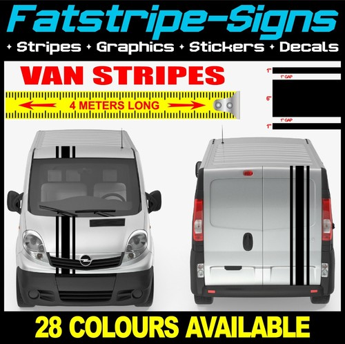 Van stripes vinyl graphics - van,