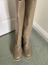 ZARA leather Knee High Boots