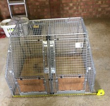 Guardsman Dog Crate - 2-Door Car Crate with Escape Hatches