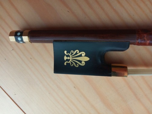 Gold mounted brazilwood violin - brazilwood,