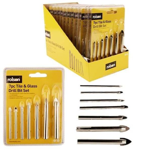 Rolson 7pc glass - 7pc, tile