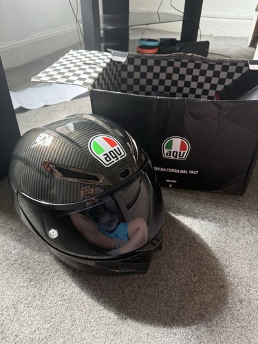 Agv pista carbon black - gp,