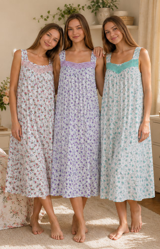 Sleeveless nightdress womens - nightdress,