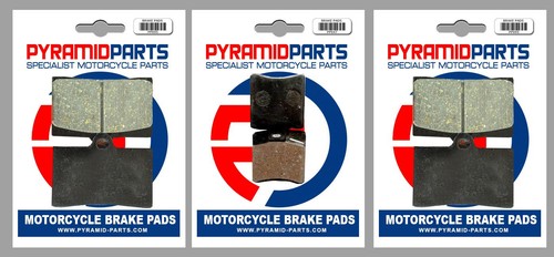 Front rear brake pads 3 - front,