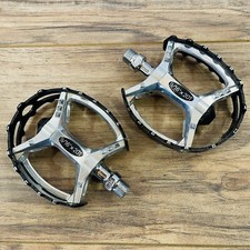 Rare Suntour XC II Bear Trap Platform MTB Pedals 9/16 SUPER LOW MILEAGE
