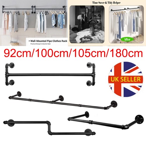 Industrial pipe clothing rack - industrial,