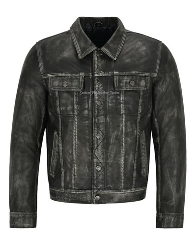 Men truckers black vintage - men's,