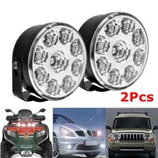 2x 12V 9LED White Daytime