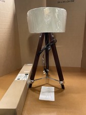 John Lewis Jacques Tripod Floor Lamp, Grey RRP £155  A