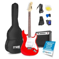 MAX GigKit Red Electric Guitar