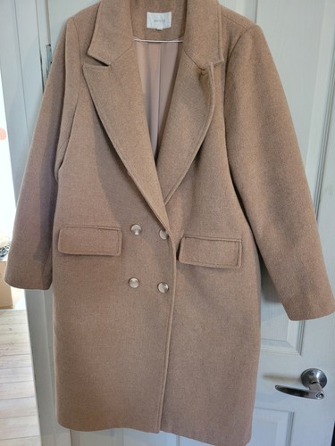 Whistles coat wool blend tan - coat,