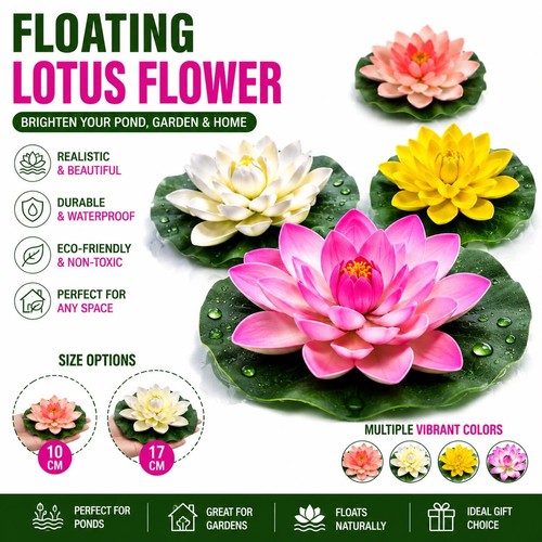 17cm artificial lotus water - artificial,
