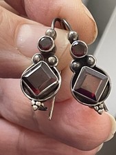 Vintage Sterling Silver Garnet