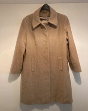 Camel Brown Long wool coat