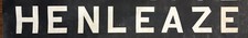 1969 Bristol area Bus blind destination - Henleaze