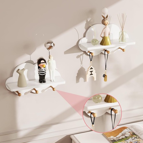 Woltu wooden floating shelves - woltu,