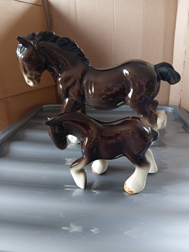 Shire horse ornaments - 2,