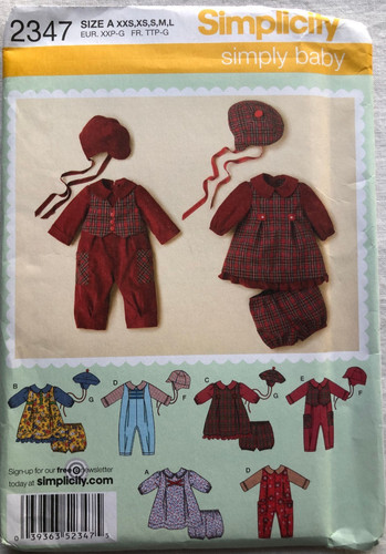 Simplicity 2347 uncut babies - 2347,