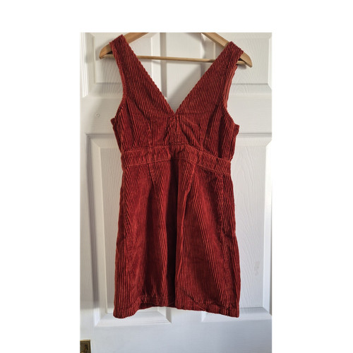 Jack wills red corduroy button - red,