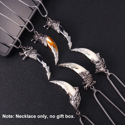 Stainless steel wolf tooth - steel,