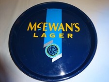 Mc ewans Lager Brewery Vintage Beer Tray - Pub - Beer - Ale - Drink - Tin
