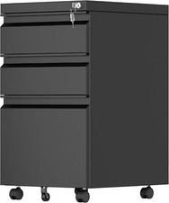 3 Drawer Mobile Filing Cabinet