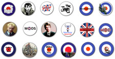 Mod badge Mod badge Set 25mm