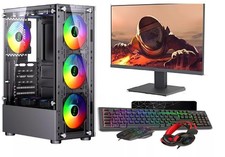 Gaming PC Bundle:Intel Core i7 ,GT730 2GB , 16GB RAM, 500GB+512GB SSD BLACK 6F
