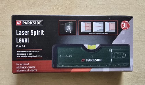 Parkside laser spirit level - parkside,