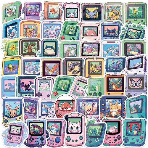 50pcs anime cartoon - 50pcs, pokemon