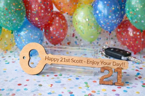 Birthday key 21 - key,