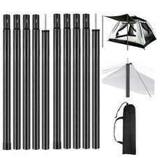 2x 200cm Tent Poles Telescopic