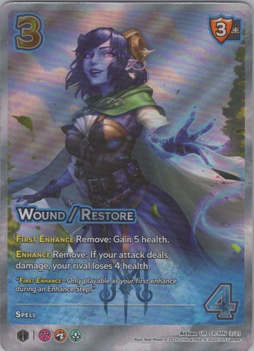 Foil wound restore - wound, /