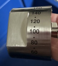 Belling Sterling Cooker Oven Temperature Control Knob Rotary Switch Dial Silver