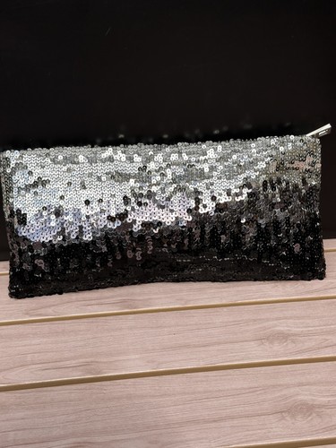 Ombré sequin evening hand bag - ombré,