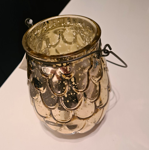 Gold glass metal - glass, hanging