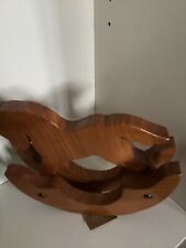 small wooden rocking horse