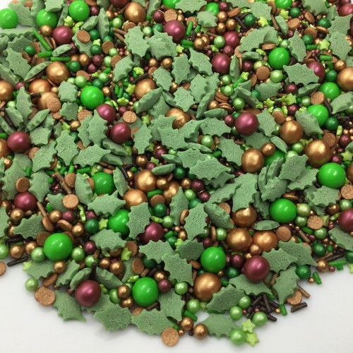 Christmas woodland cake - christmas,